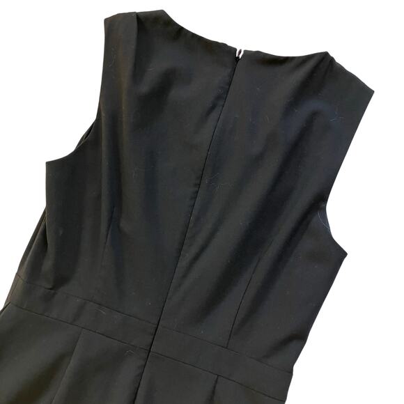 Banana Republic Black Wool Sheath Dress Size 4 Workwear Classic - Picture 4 of 6